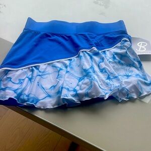 Blue and white tennis skirt Sofibella